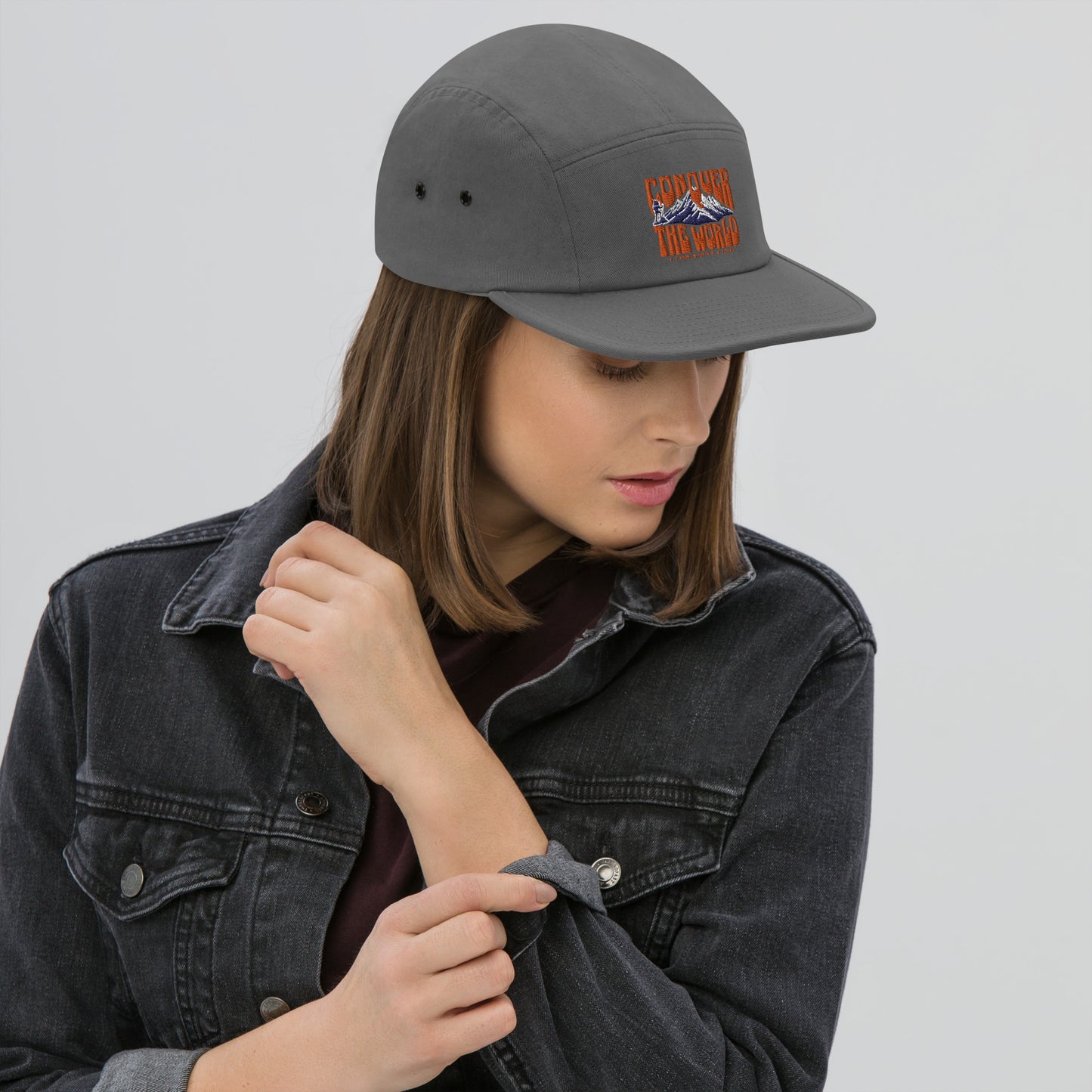 Conquer The World Panel Cap