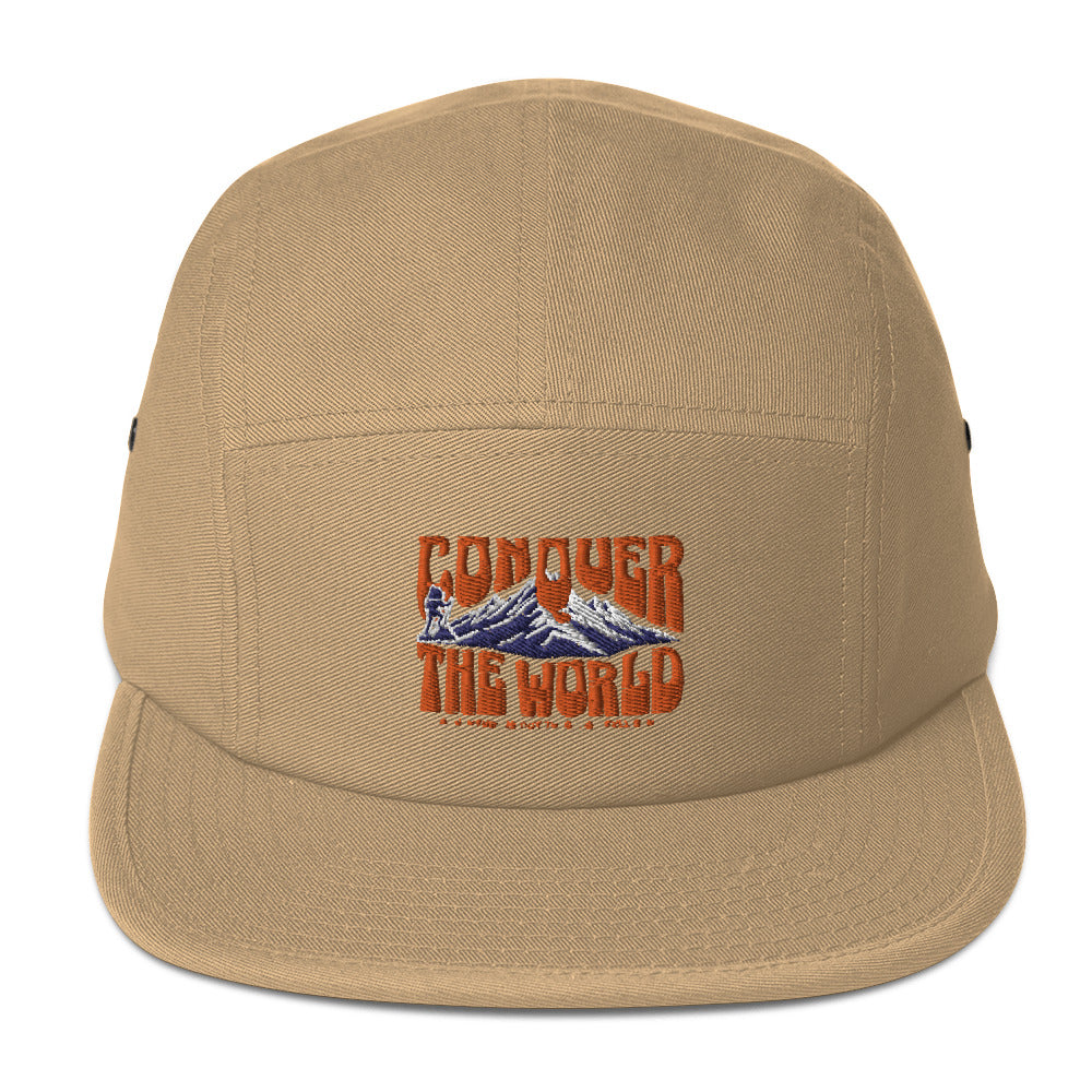 Conquer The World Panel Cap
