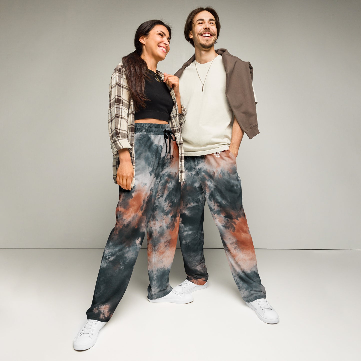 Shaka Skate Tie-Dye Wide-Leg Joggers