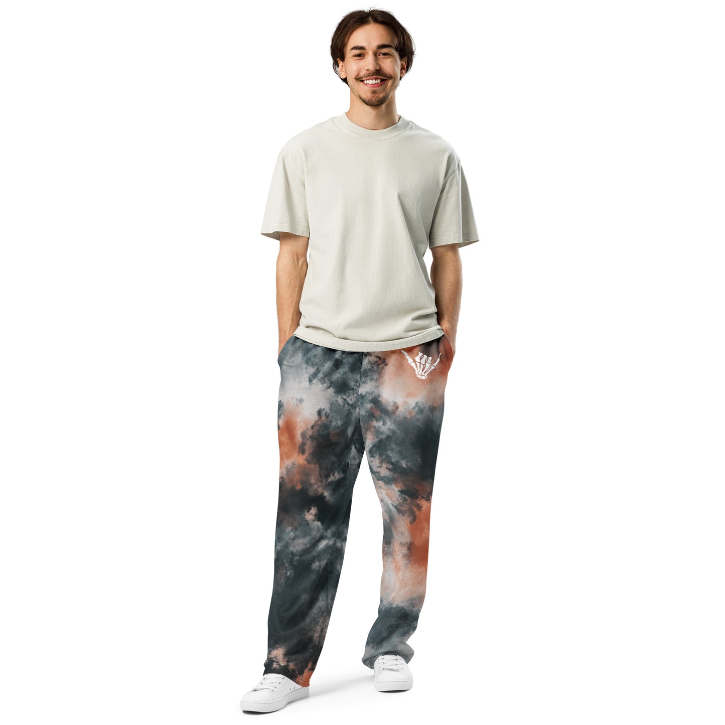Shaka Skate Tie-Dye Wide-Leg Joggers