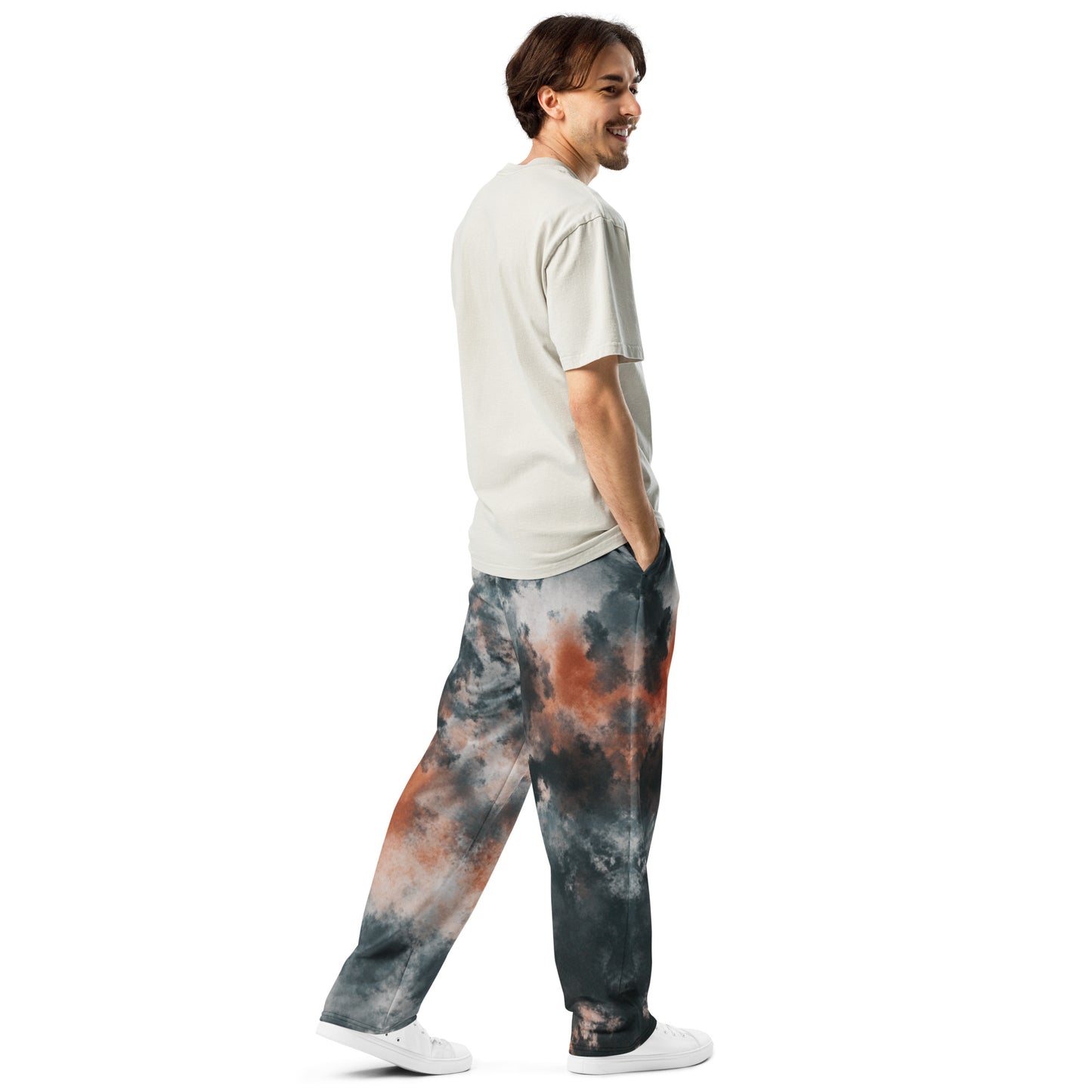 Shaka Skate Tie-Dye Wide-Leg Joggers