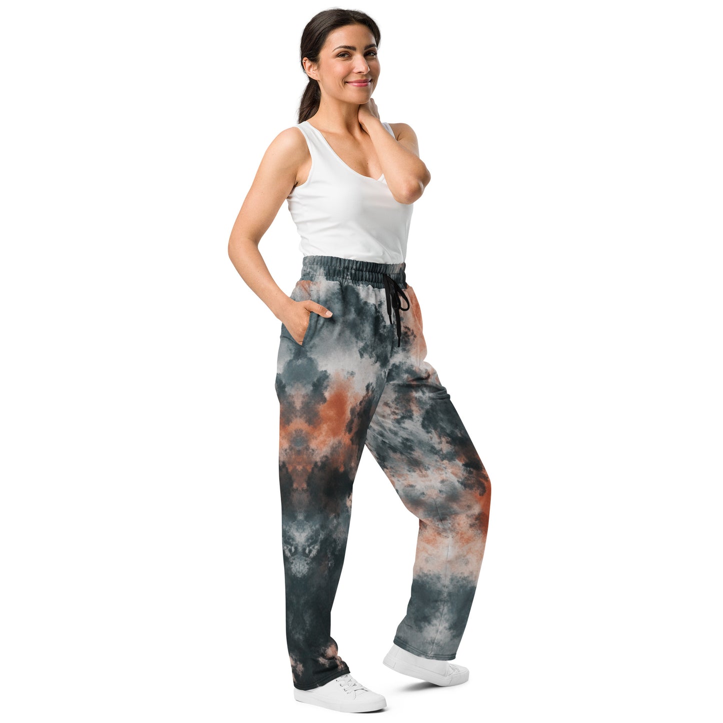 Shaka Skate Tie-Dye Wide-Leg Joggers