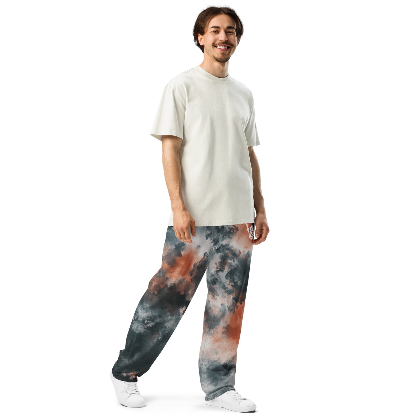 Shaka Skate Tie-Dye Wide-Leg Joggers