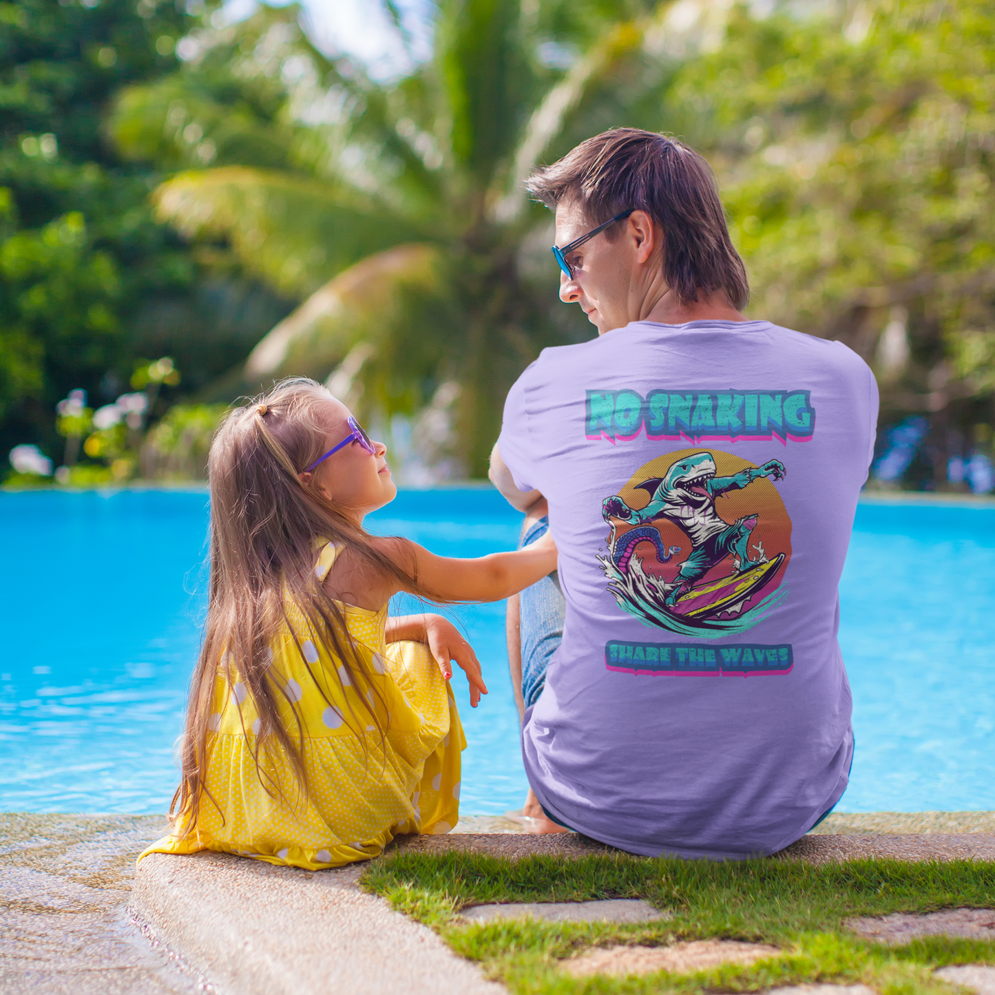 No Snaking Share the Waves T-shirt
