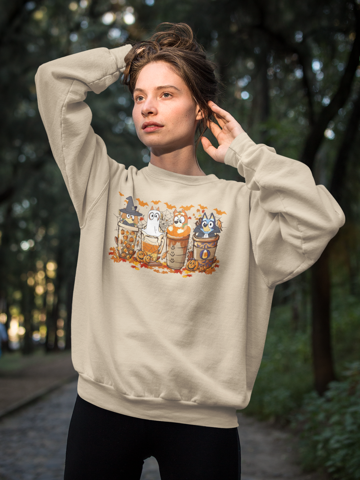 Bluey Halloween Sweatshirt | Spooky Season Sweatshirt | Bluey Halloween Sweatshirt | Trick or Treat Sweatshirt | Halloween Gift for Her