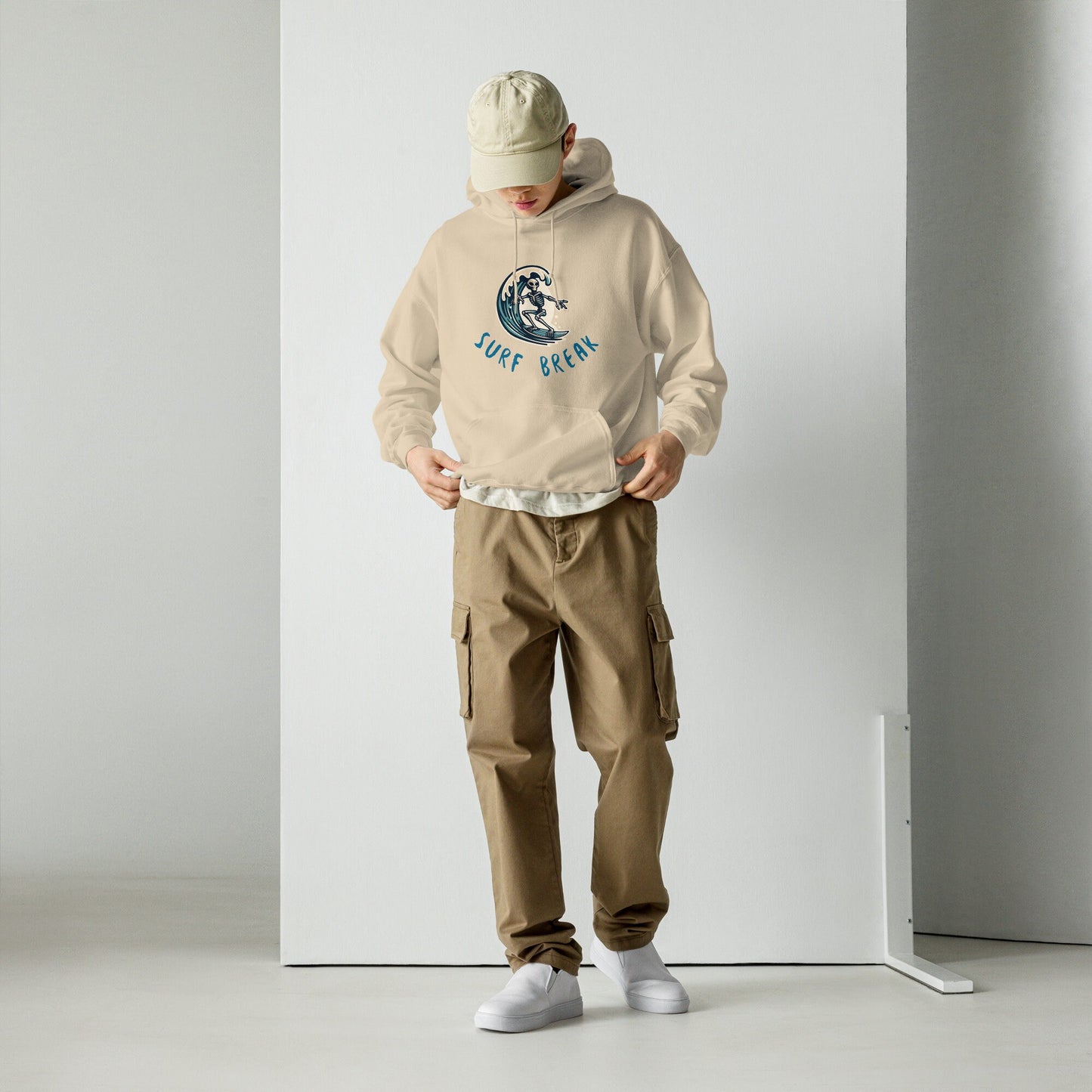 Alien Bones Surfer Heavy Hoodie