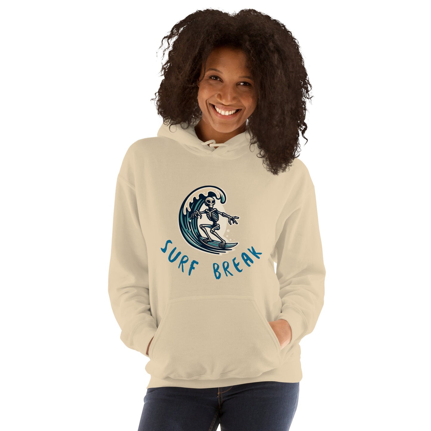 Alien Bones Surfer Heavy Hoodie