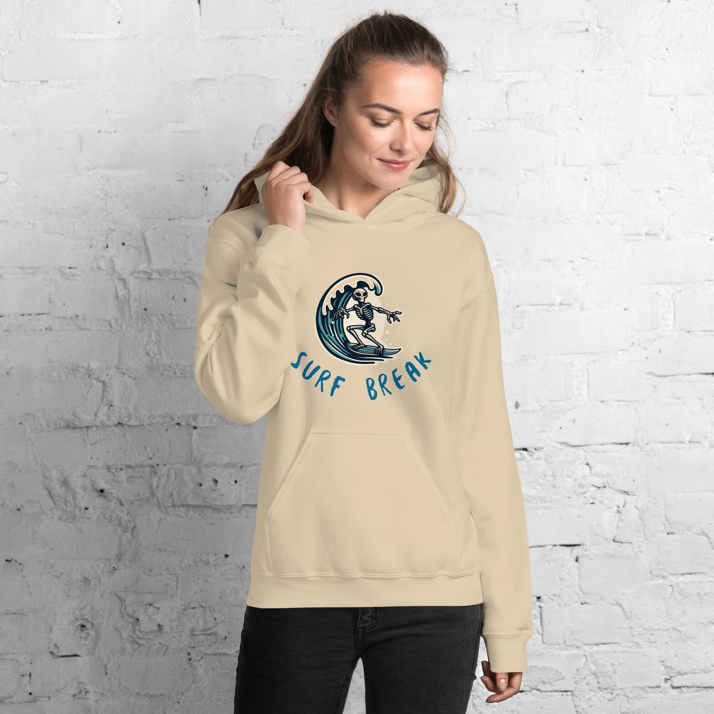 Alien Bones Surfer Heavy Hoodie