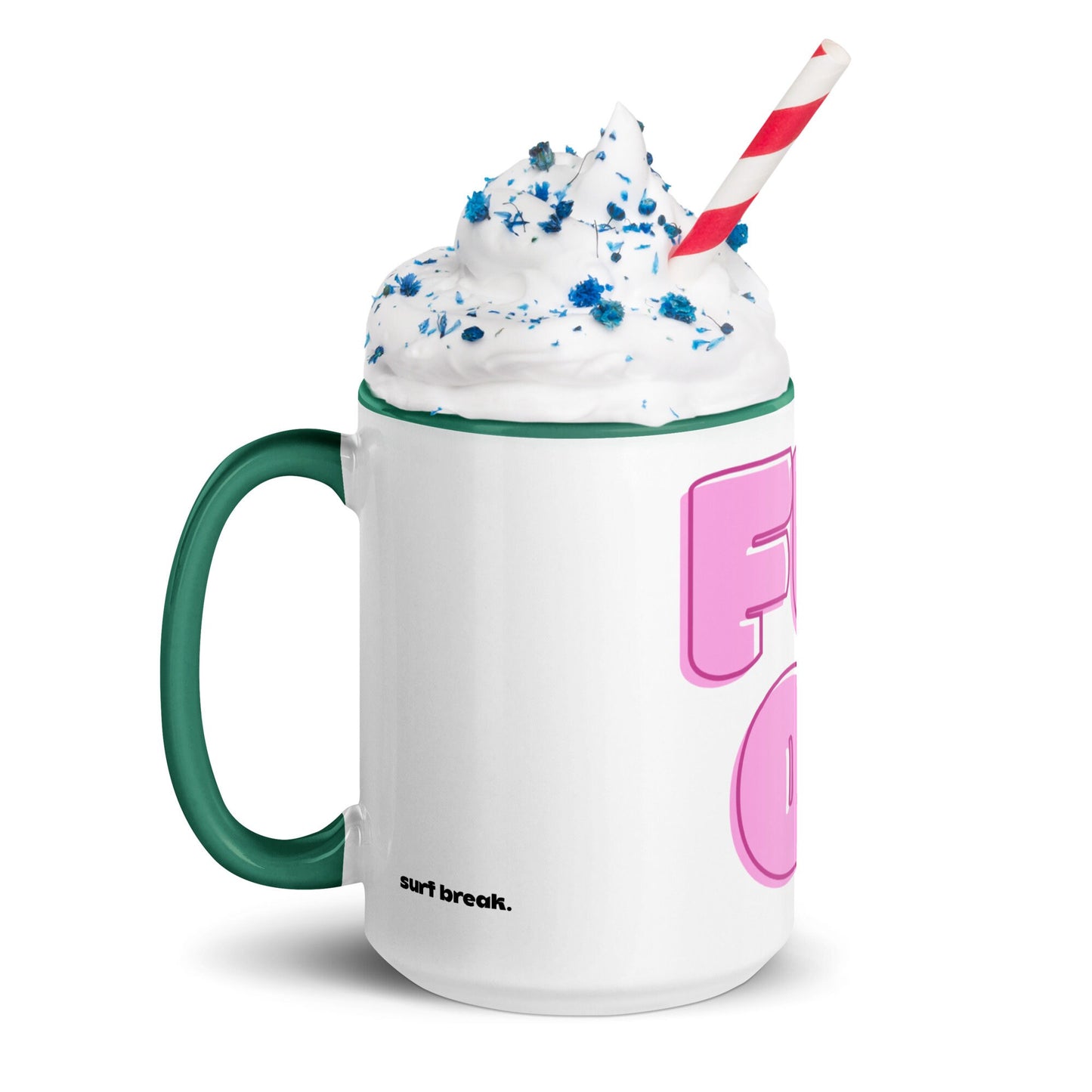 FUCK OFF Funny Mug with Color Inside