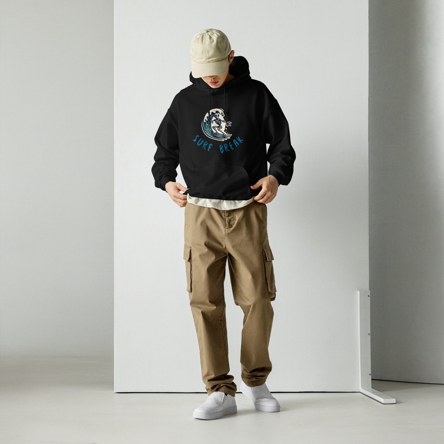Alien Bones Surfer Heavy Hoodie