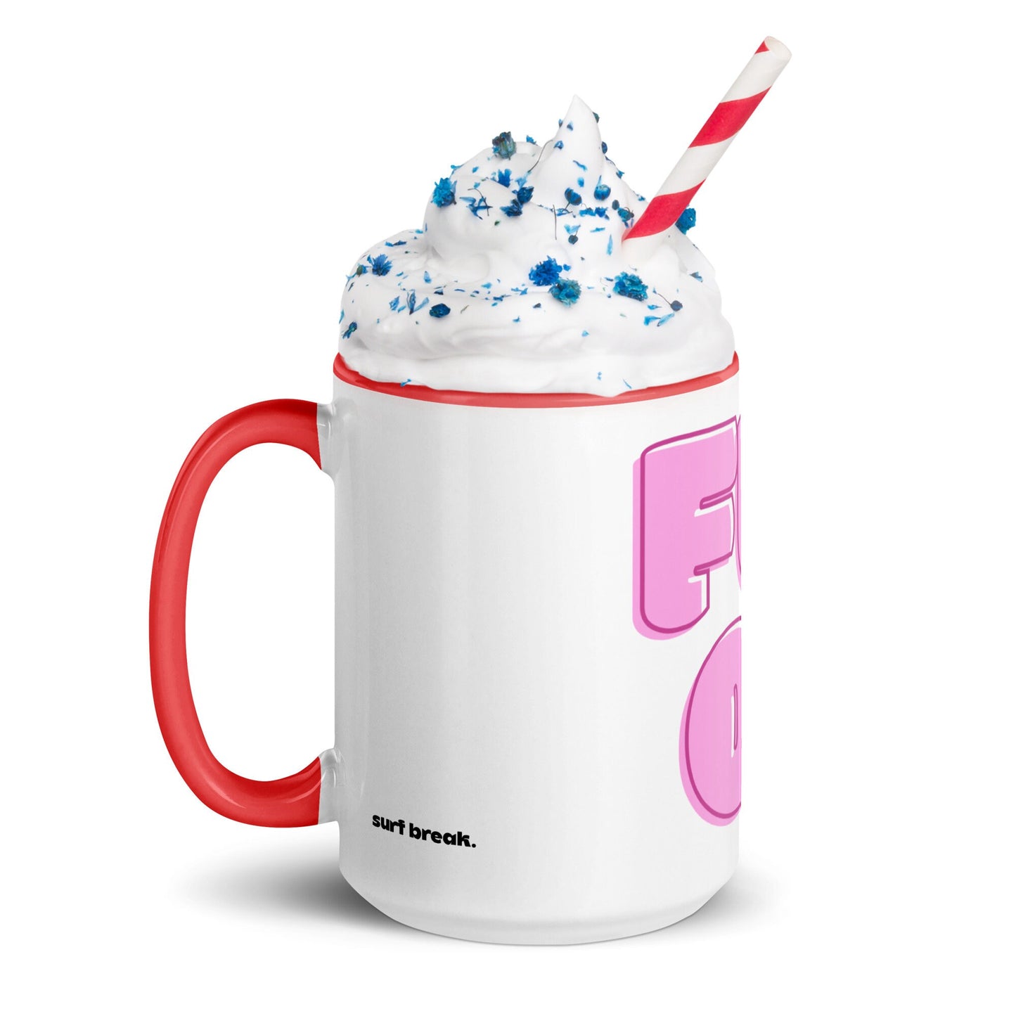 FUCK OFF Funny Mug with Color Inside
