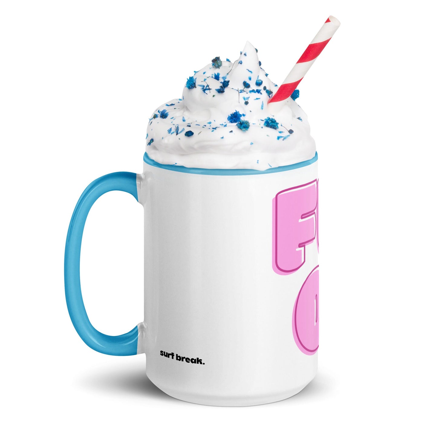 FUCK OFF Funny Mug with Color Inside