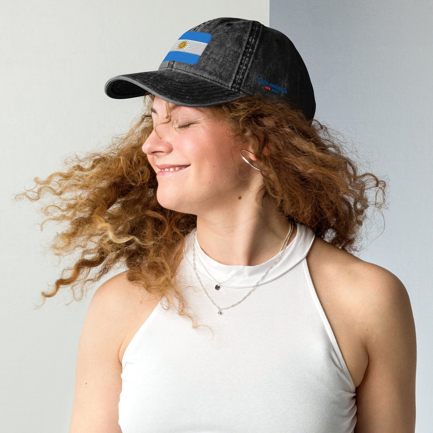 Copa America 2024 Champion's Vintage Hat Argentina Edition