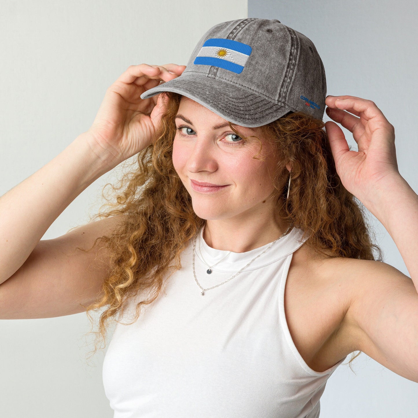 Copa America 2024 Champion's Vintage Hat Argentina Edition