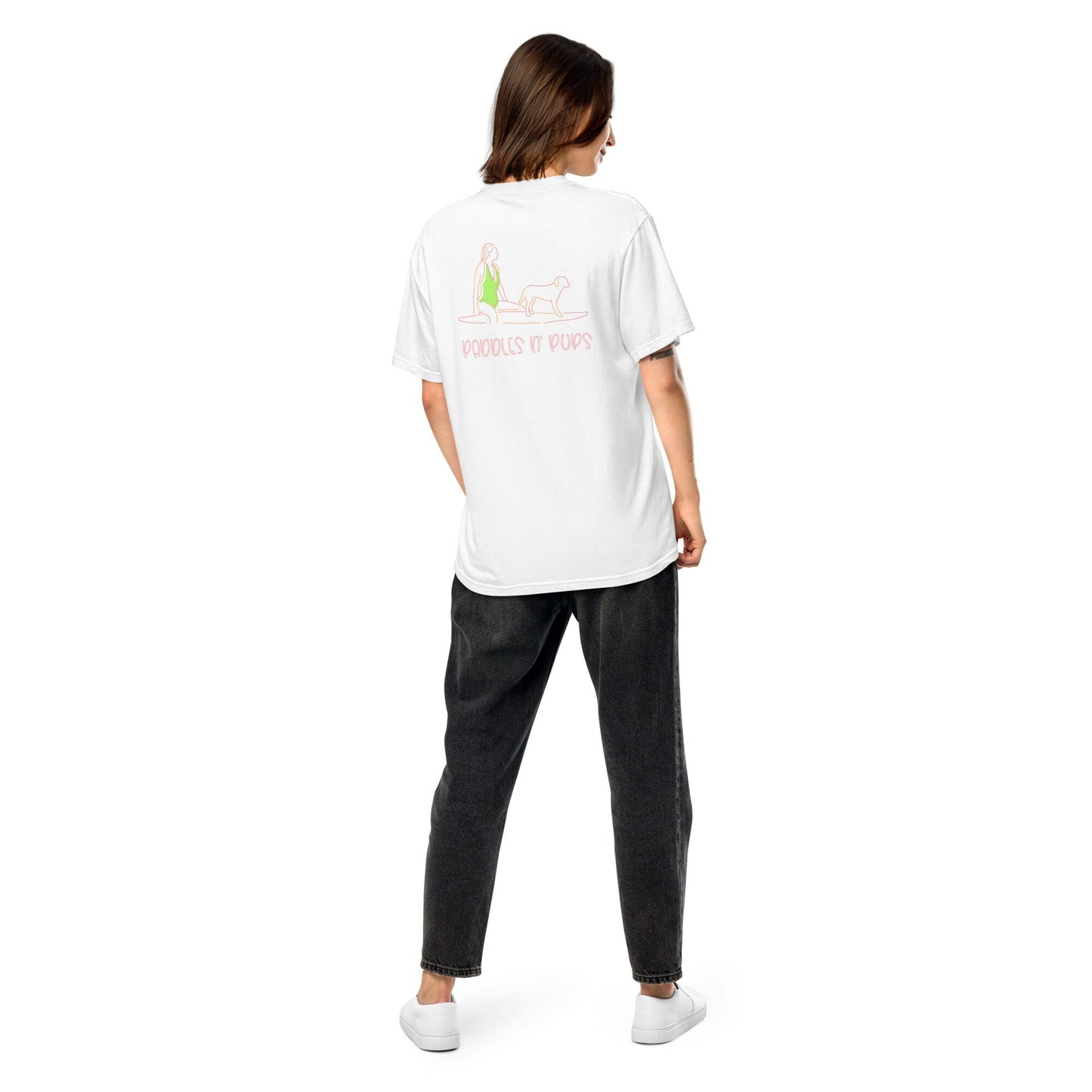 Paddles N Pups Heavyweight Tshirt