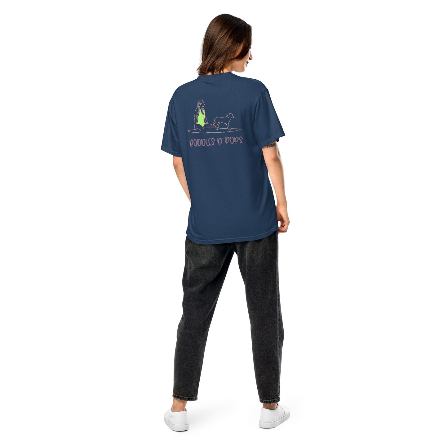 Paddles N Pups Heavyweight Tshirt