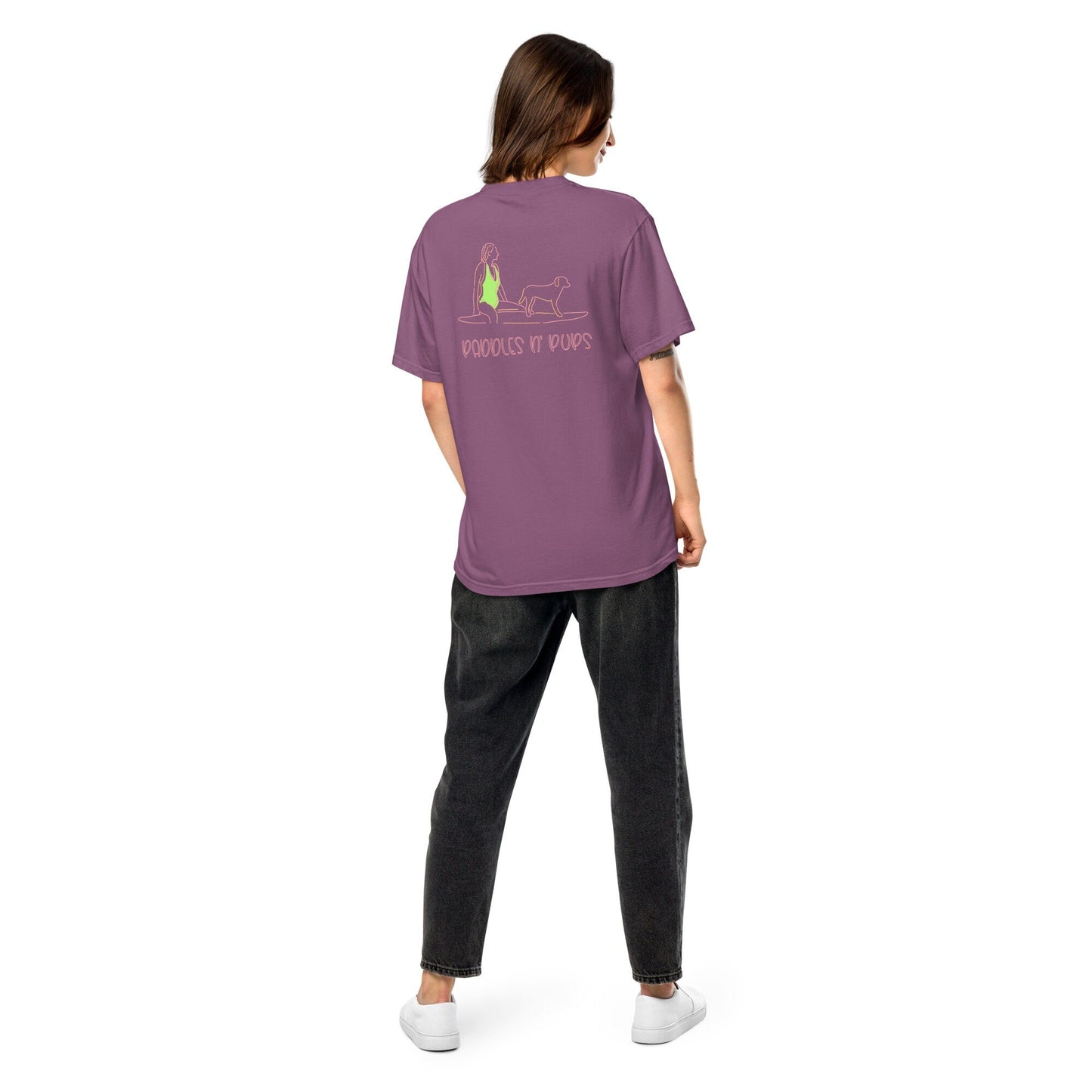 Paddles N Pups Heavyweight Tshirt