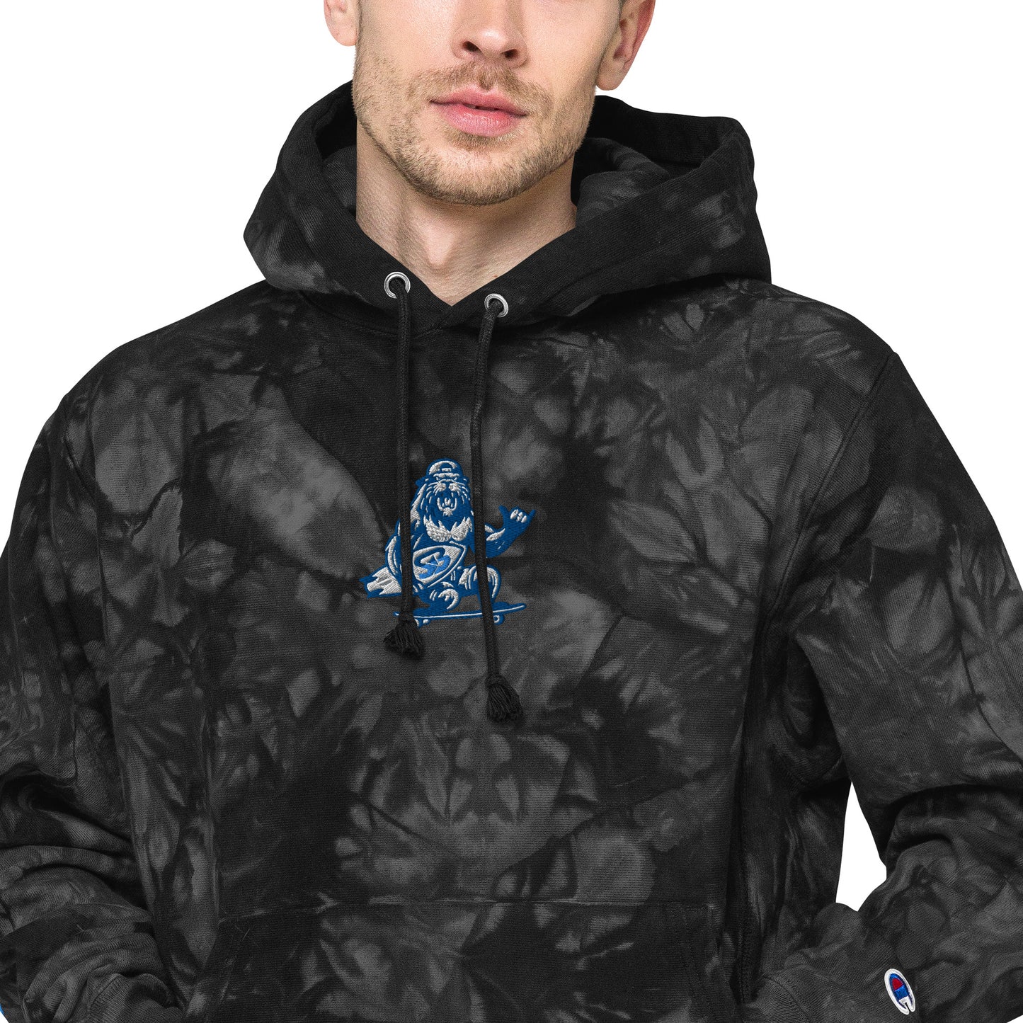 Unisex Champion tie-dye hoodie
