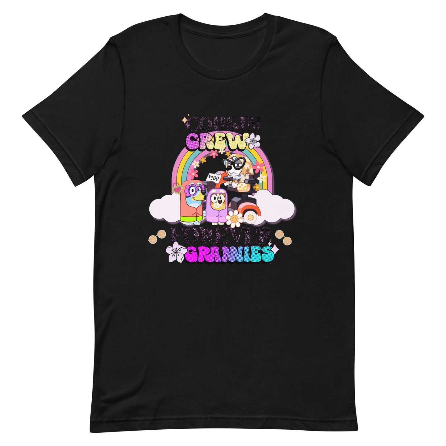 Bluey Cousin Crew T-Shirt Bluey Grannies Shirt Birthday Gift Funny Bluey Party T Shirt Bluey Nice Parking Tshirt Gift for Family Shirt