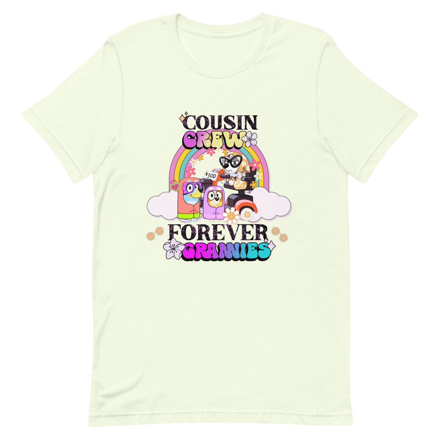 Bluey Cousin Crew T-Shirt Bluey Grannies Shirt Birthday Gift Funny Bluey Party T Shirt Bluey Nice Parking Tshirt Gift for Family Shirt