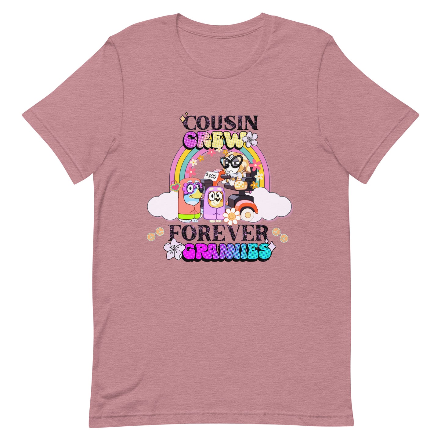 Bluey Cousin Crew T-Shirt Bluey Grannies Shirt Birthday Gift Funny Bluey Party T Shirt Bluey Nice Parking Tshirt Gift for Family Shirt