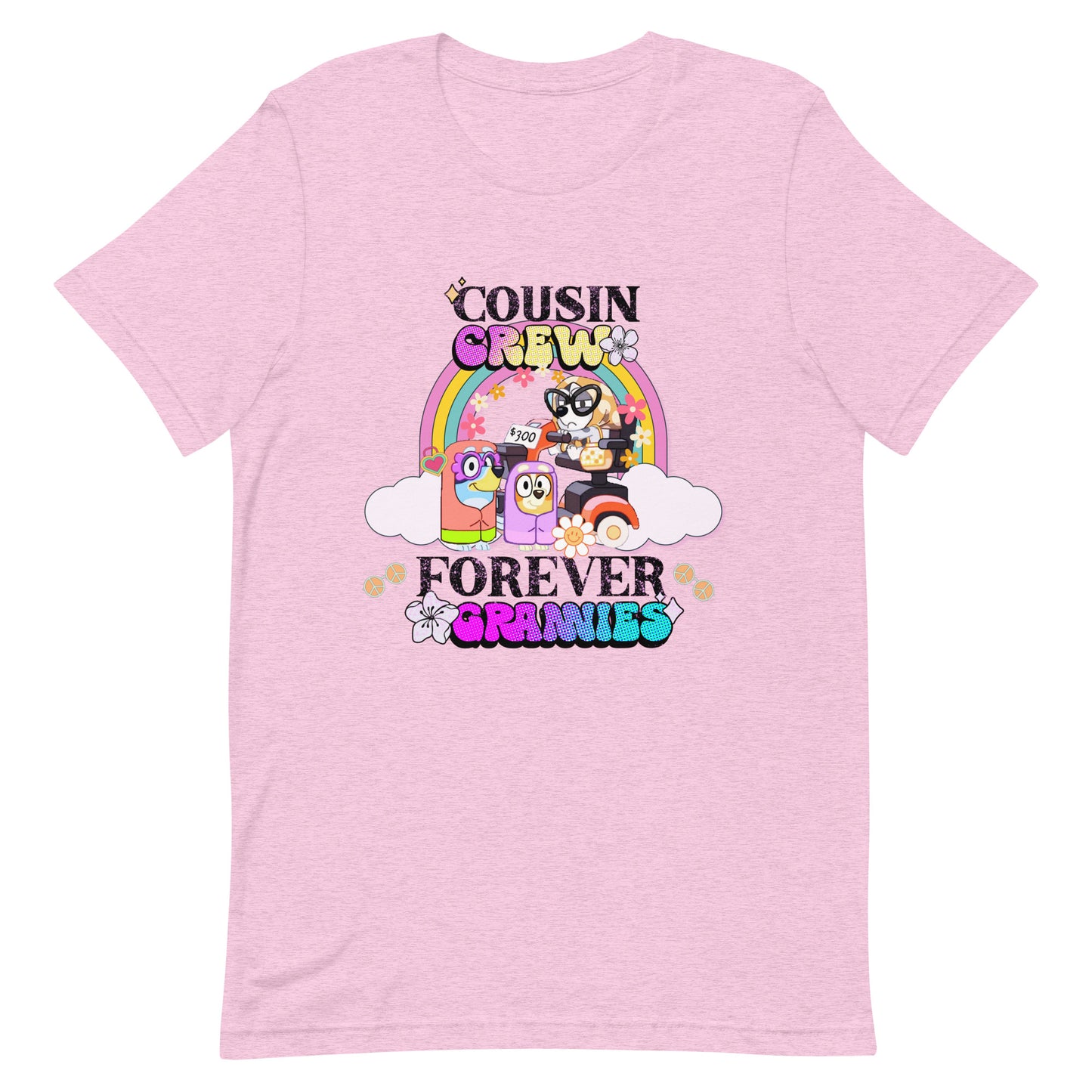 Bluey Cousin Crew T-Shirt Bluey Grannies Shirt Birthday Gift Funny Bluey Party T Shirt Bluey Nice Parking Tshirt Gift for Family Shirt