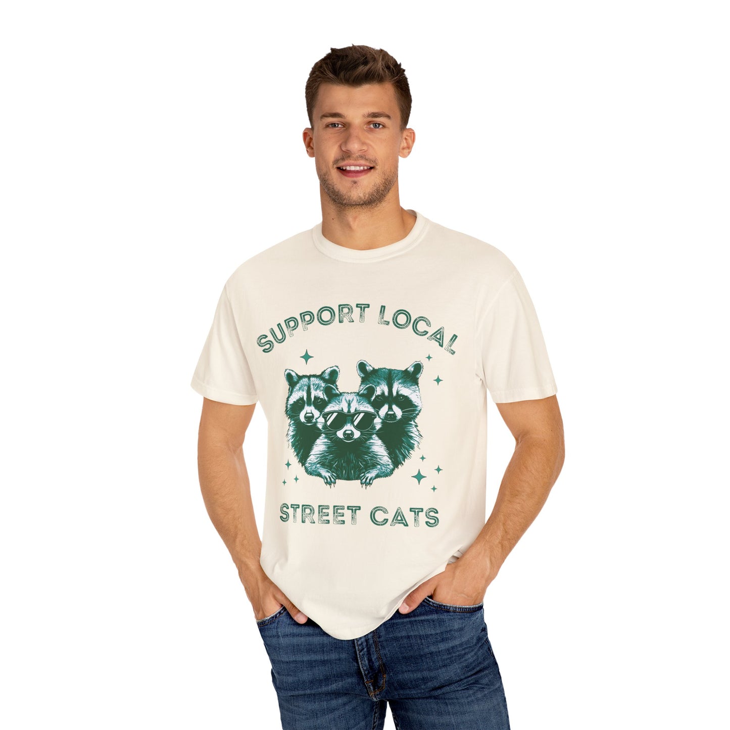 Support Your Local Street Cats Graphic T-Shirt