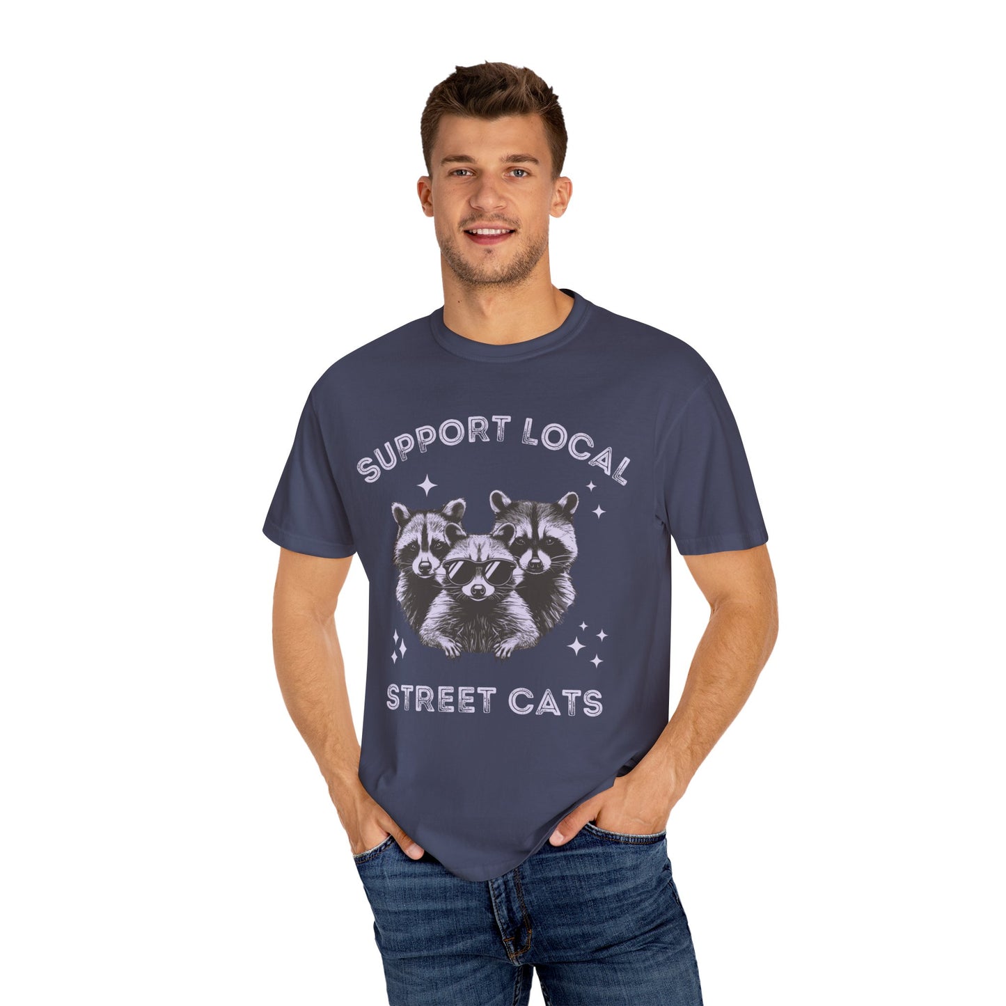 Support Your Local Street Cats Graphic T-Shirt