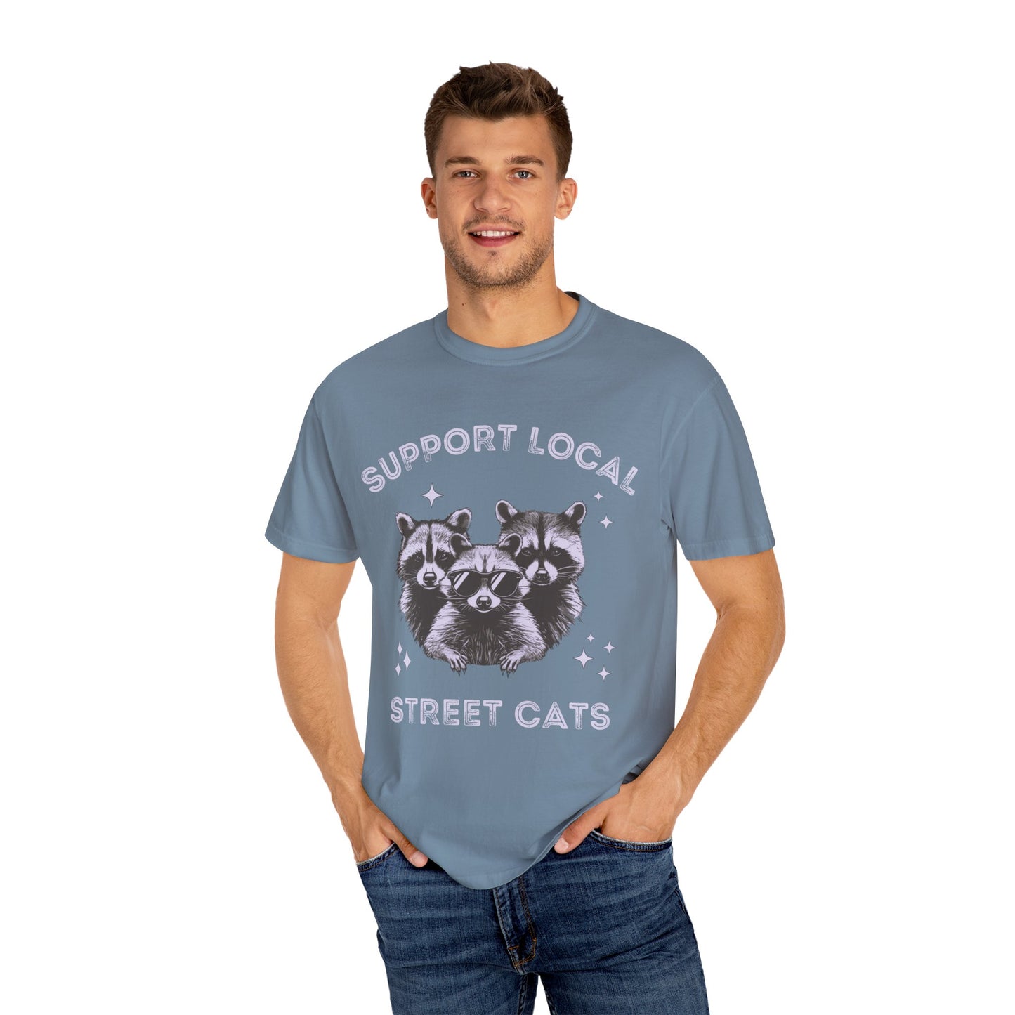 Support Your Local Street Cats Graphic T-Shirt