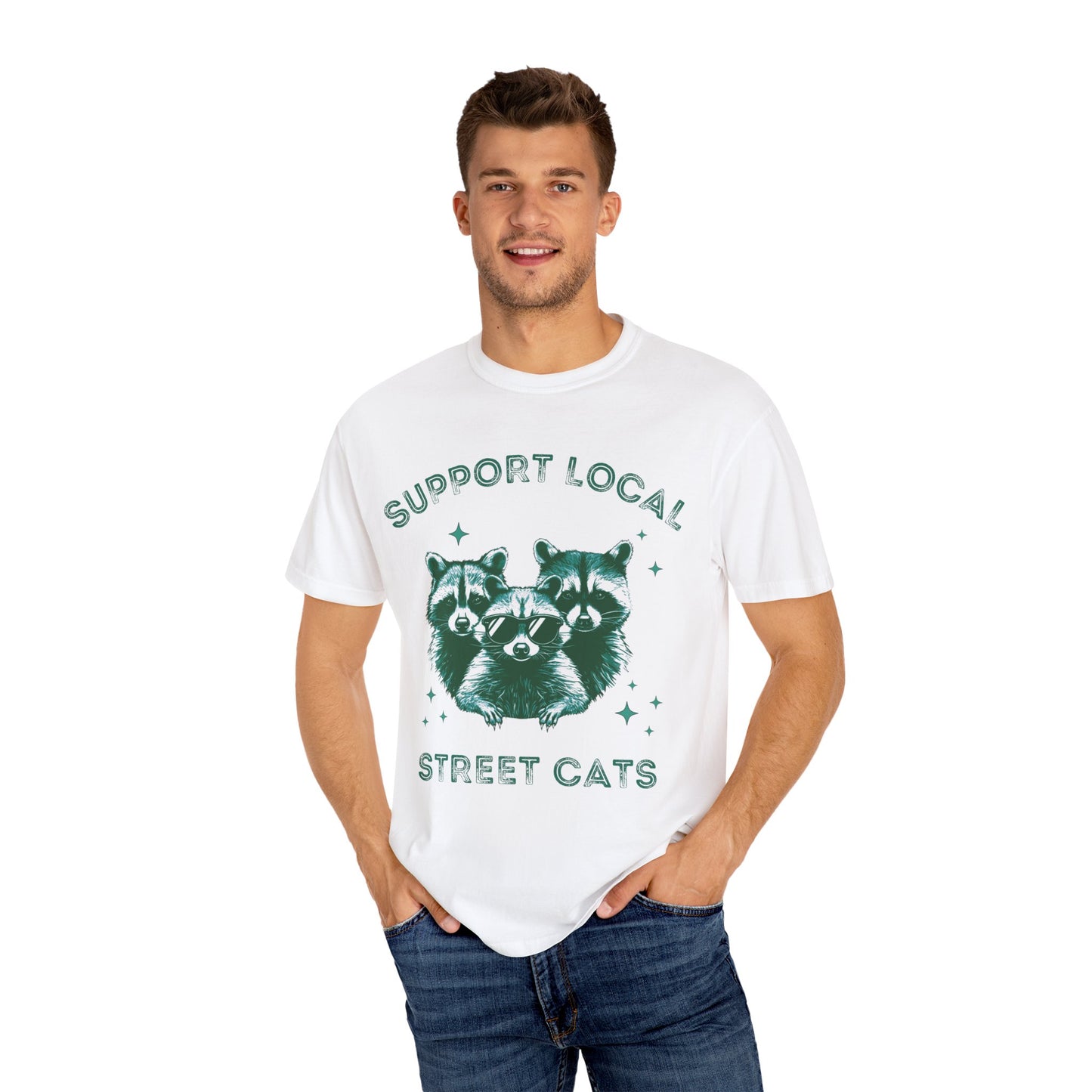 Support Your Local Street Cats Graphic T-Shirt