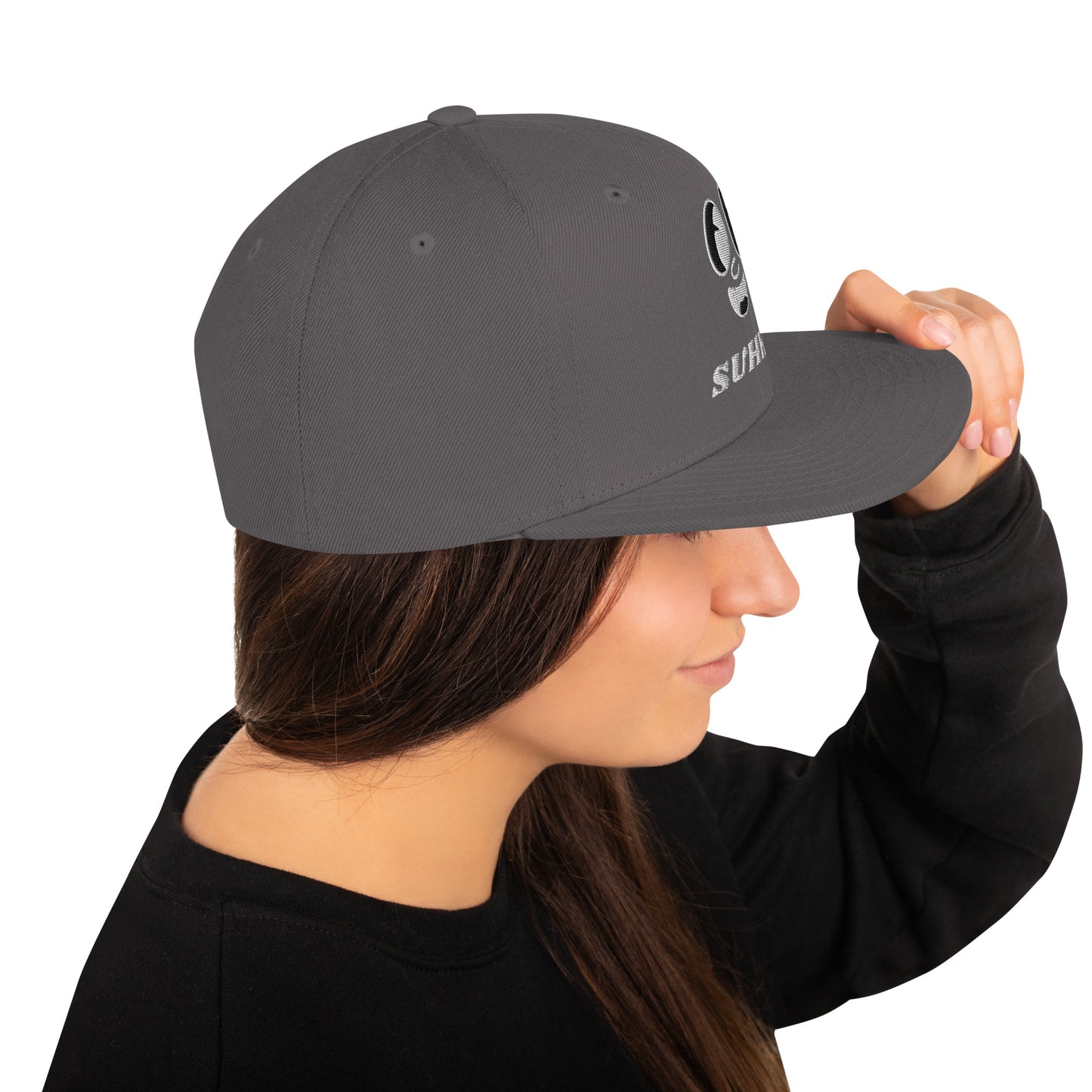 SUHHH EYES Light Snapback Hat