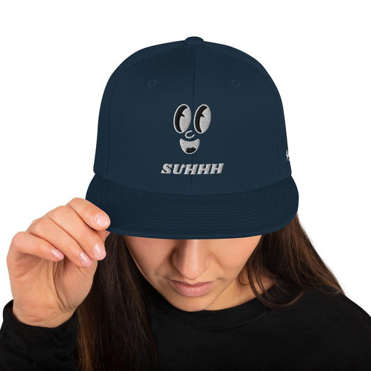 SUHHH EYES Light Snapback Hat