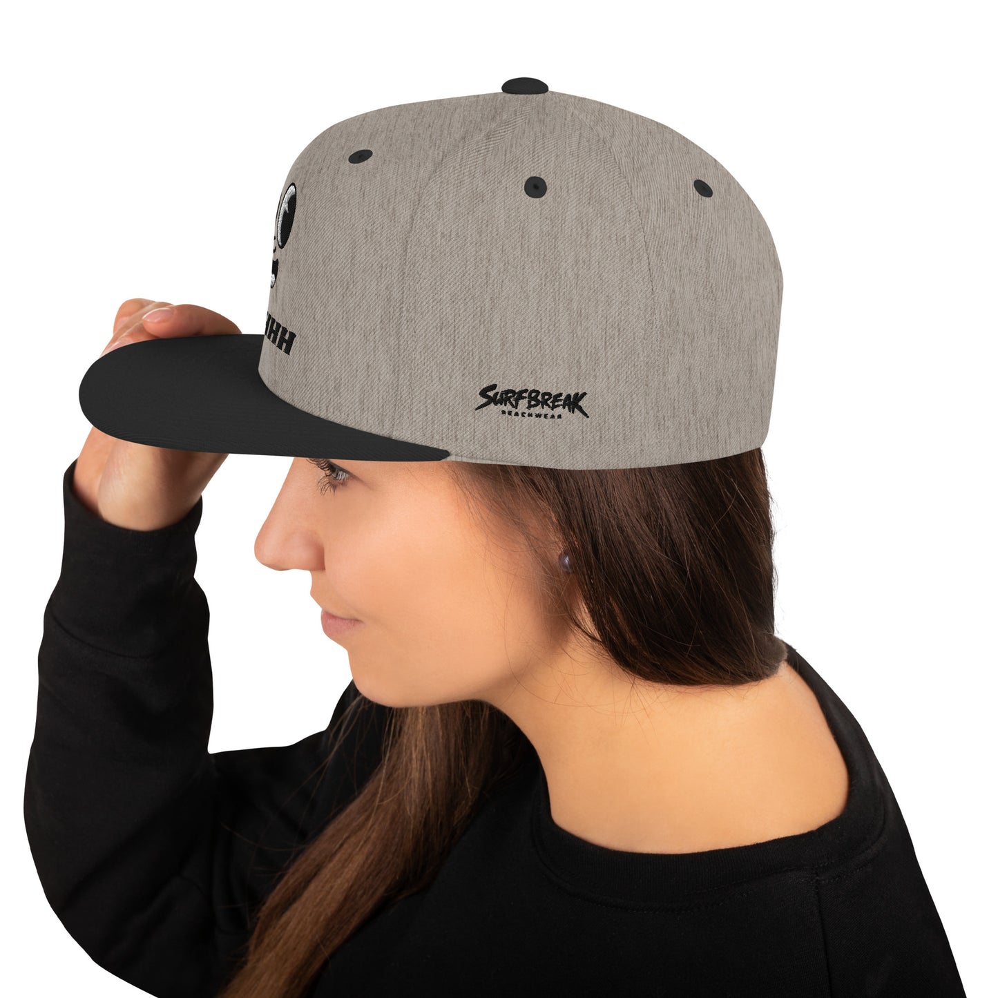 SUHHH EYES Dark Snapback Hat