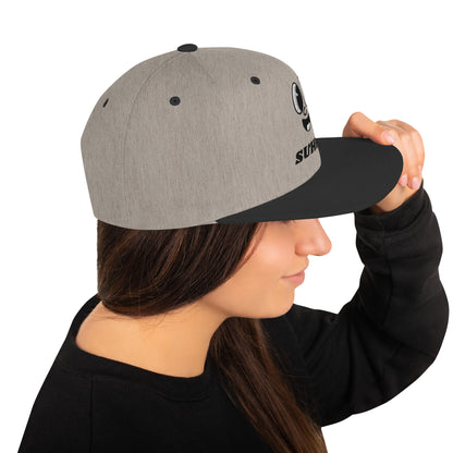 SUHHH EYES Dark Snapback Hat