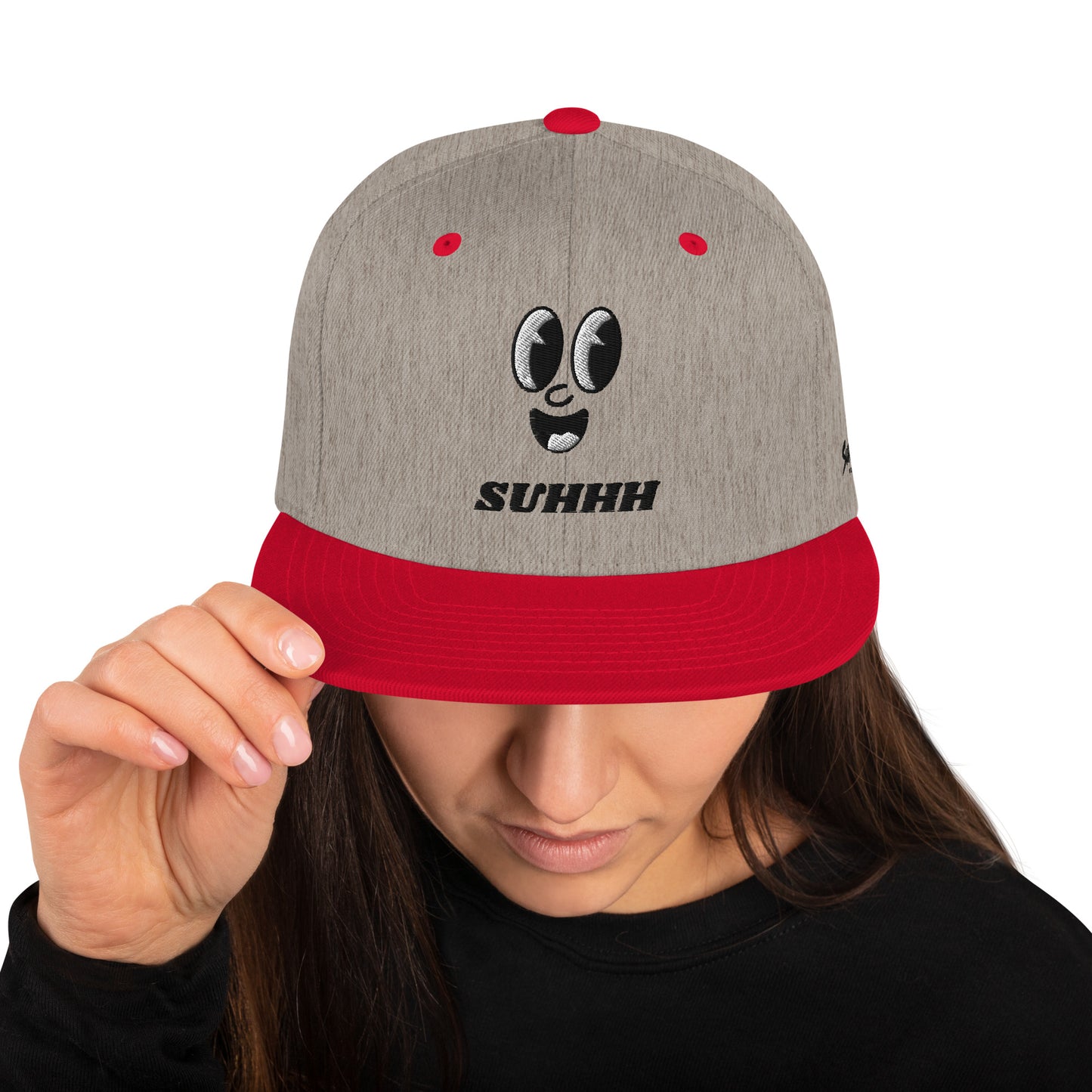 SUHHH EYES Dark Snapback Hat