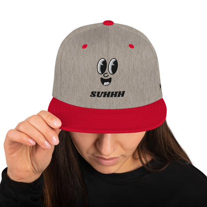 SUHHH EYES Dark Snapback Hat