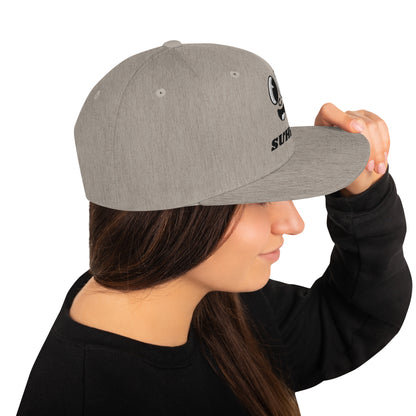 SUHHH EYES Dark Snapback Hat