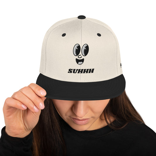 SUHHH EYES Dark Snapback Hat