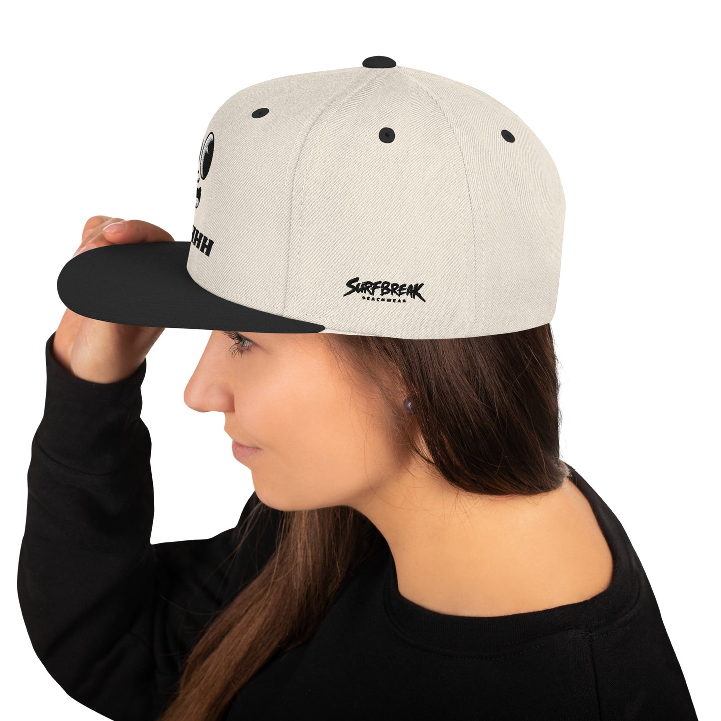 SUHHH EYES Dark Snapback Hat