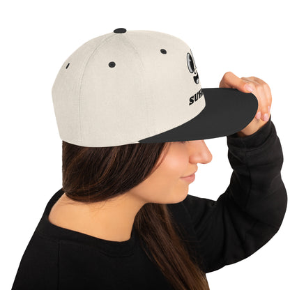 SUHHH EYES Dark Snapback Hat