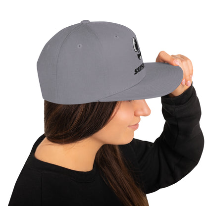 SUHHH EYES Dark Snapback Hat