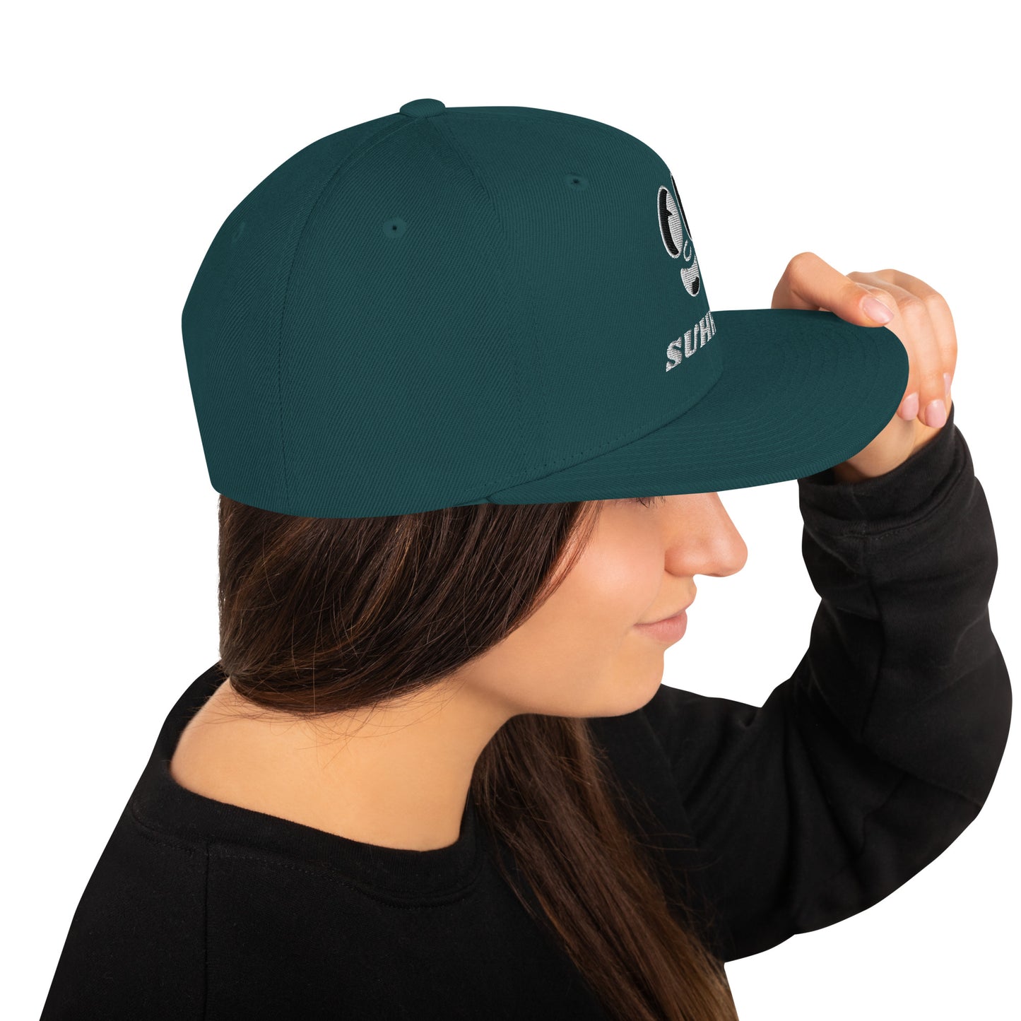 SUHHH EYES Light Snapback Hat