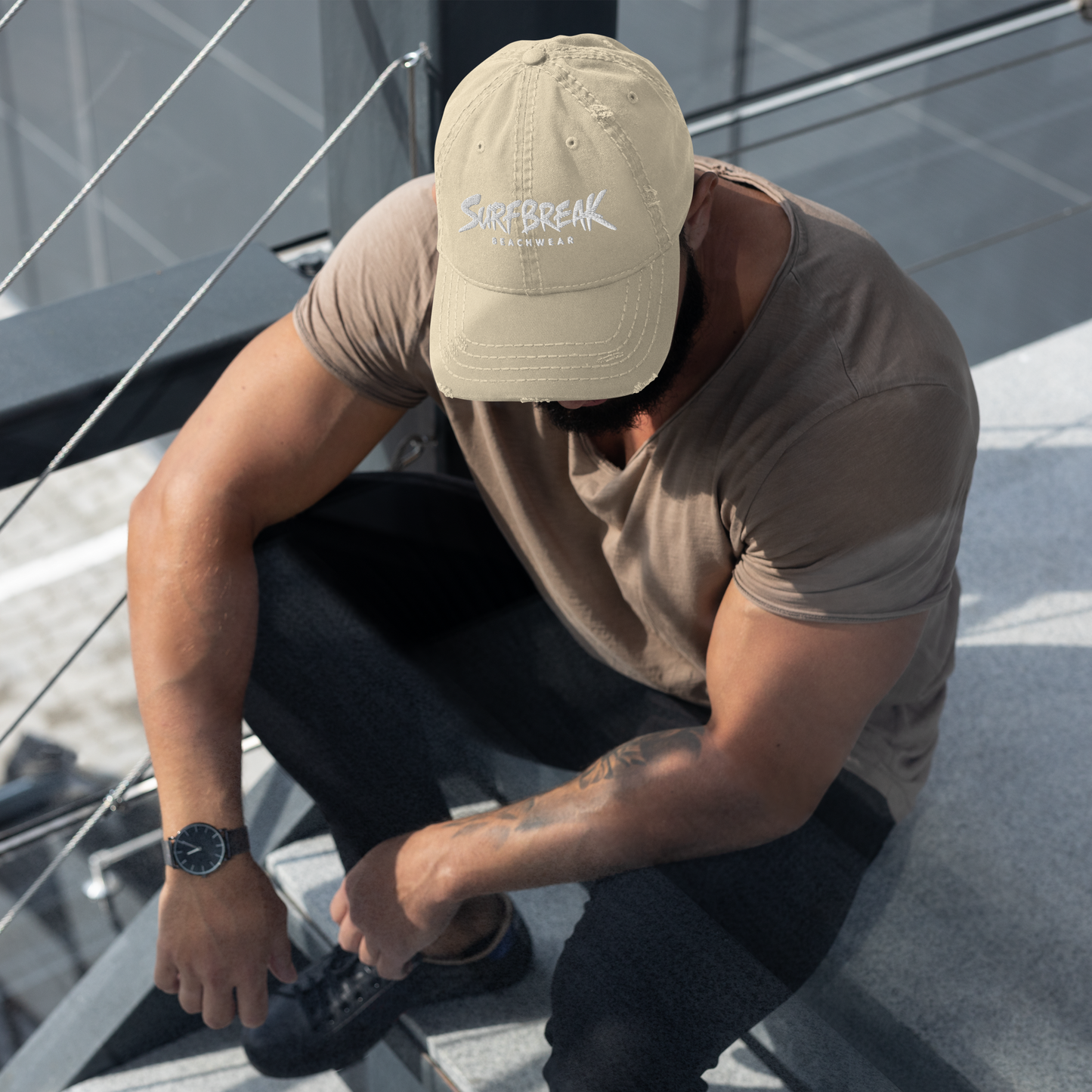 Surf Break Distressed Dad Hat