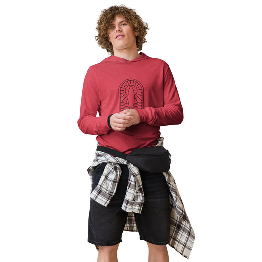 Surfbreak Minimalist Hooded Long Sleeve Tshirt