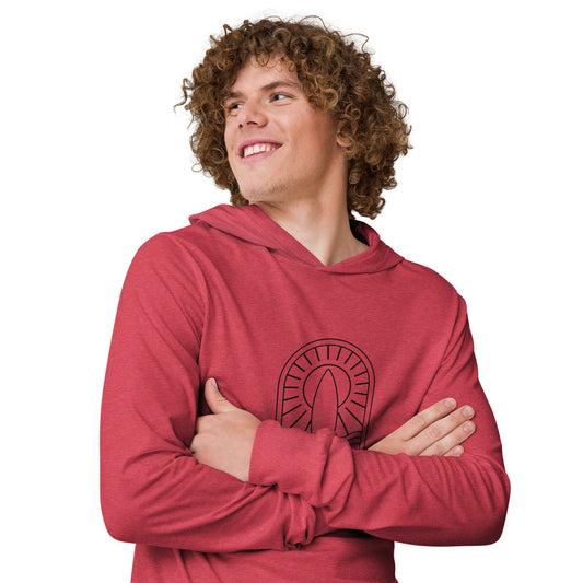 Surfbreak Minimalist Hooded Long Sleeve Tshirt