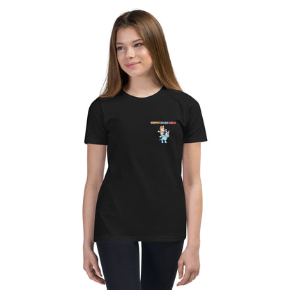 Youth Bluey and Bingo Sister Squad Goals Tshirt