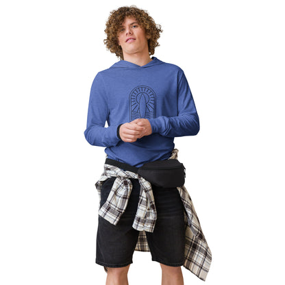 Surfbreak Minimalist Hooded Long Sleeve Tshirt