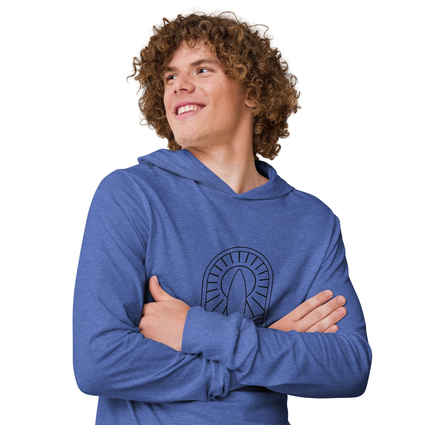 Surfbreak Minimalist Hooded Long Sleeve Tshirt