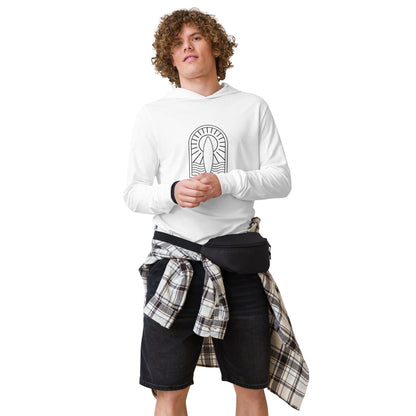 Surfbreak Minimalist Hooded Long Sleeve Tshirt