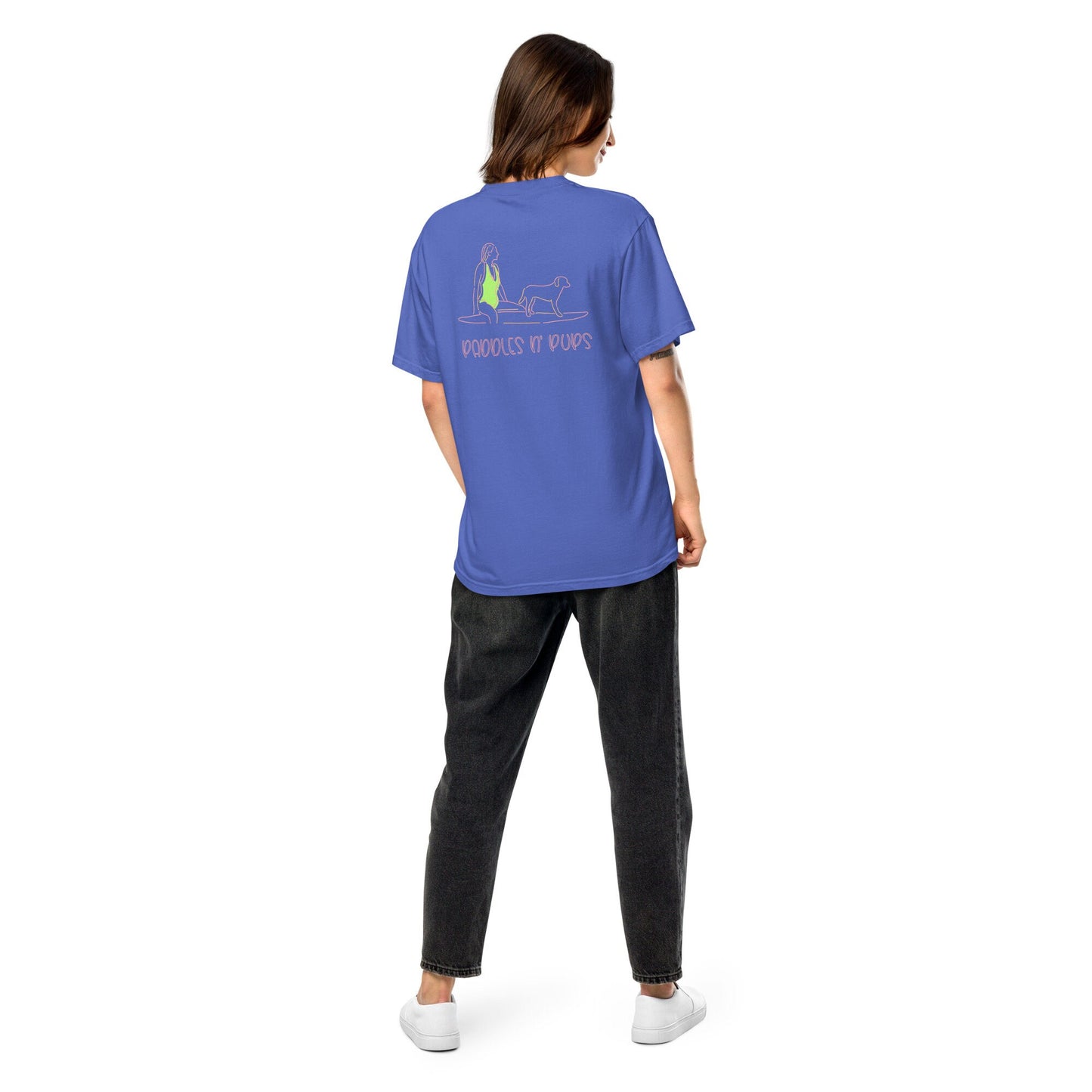Paddles N Pups Heavyweight Tshirt